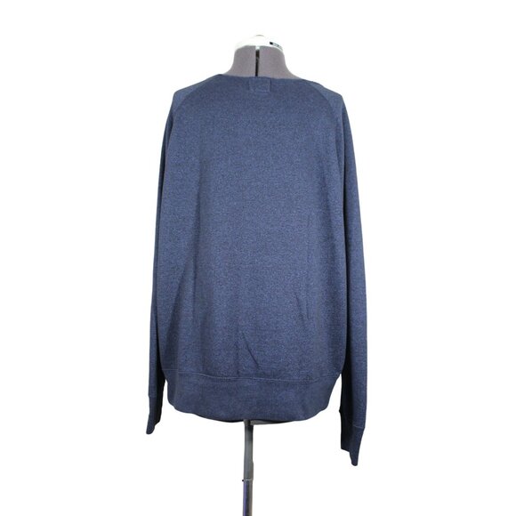 Champion relaxed fit raw scoop neck long sleeve fleece pullover sweatshirt L - Picture 3 of 9